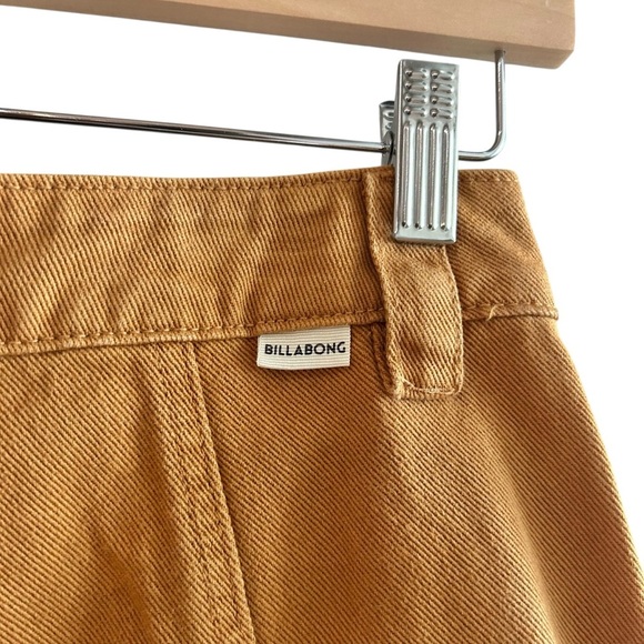 NEW Billabong Wall To Wall Denim Cargo Pants Sz 26 High Waist Straight Leg Jeans - Picture 7 of 13